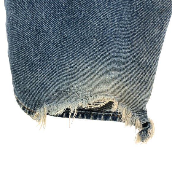 Levis Mens Jeans 517 Bootcut Distressed Grunge 34x30 - Picture 9 of 11